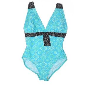 Coco Reef V-neck Bra Size One-piece Bathing Suit